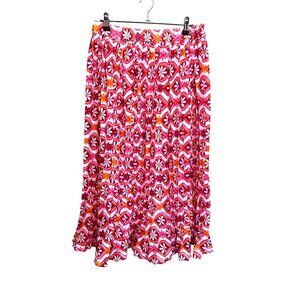Vintage Her Destiny Floral Pleated Skirt Woman’s size large